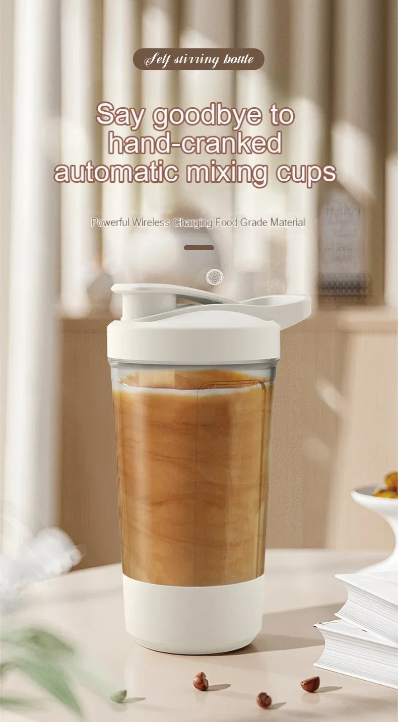 Electric Coffee Mixing Cup Automatic Shaker Mixer Milk Coffee Blender Kettle For Gym 1200mAh